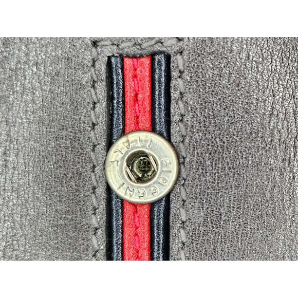 Gucci‎ Wallet Bifold Snap Closure Vintage Stripe Accent Made in Italy - Picture 7 of 16